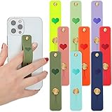 Weewooday 9 Pieces Phone Grip Holder Telescopic Finger Strap Phone Bracket Portable Phone Grips Band...