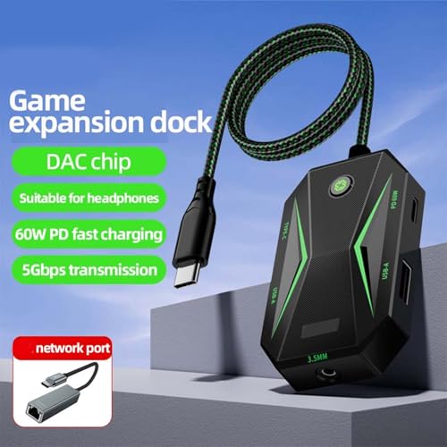 Convertisseur de casque de précision GS4 USB Type C adaptateur multi-port pour écouteurs - 5