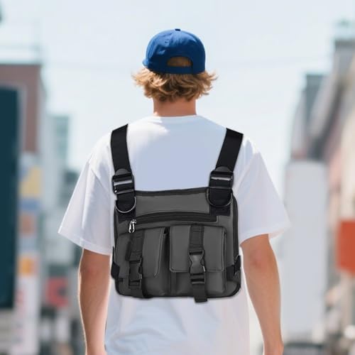 Sac poitrine homme léger avec sangle réglable confort - 3