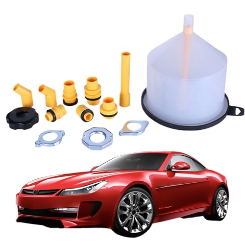 Kit de purge du liquide de refroidissement avec entonnoir anti-fuite pour moto et caravane