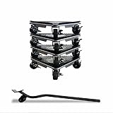 BYM Möbel Transportroller Set, Tragkraft 1200 KG, Möbeltransport Set mit Möbelroller, Umzugshelfer möbeltransportrollen mit Lastenheber,