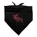 Moose Red Forest Dog Pet Bandana