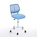 Blue Office Task Adjustable Desk Chair Mid Back Home Children Study Chair