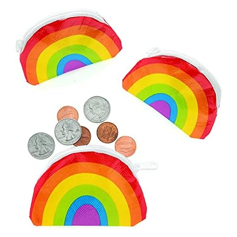 Fun Express Rainbow Coin Purses Cover