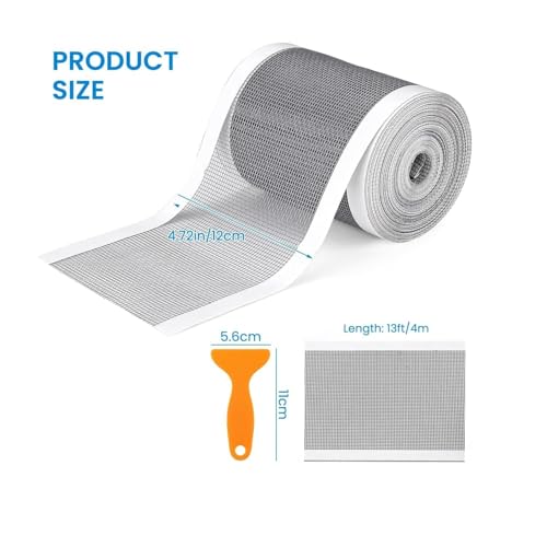 Image of Cord Sink Stopper Self Adhesive Mesh Roll for Bathroom Drain Kitchen Sink Strainer Disposable Hair Catcher Shower Drain Mesh Stickers Cuttable PVC Mash Shower Drain Cover (7cm x 5m)