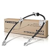 A-Premium Front Driver Brake Hydraulic Hose Compatible with Honda, Acura and Isuzu Models - Accord 1990-1997, Odyssey 1995-1998, CL 1997-1999, Oasis 1996-1999 - Replace# 46411SM1003