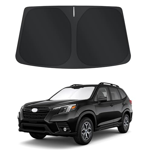 TINGLU Sun Shade for Subaru Forester 2019-2024 2025(Crossover/Base/Premium/Sport/Limited) Accessories Windshield Sun Shade Window Shade UV Rays Protection Sun Visor Cover by TINGLU - Used condition - US$10.66