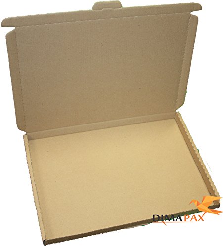 Preisvergleich Produktbild 25 x Grossbrief 350x250x20 mm Braun dmpax