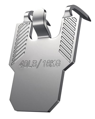 40 lb Drywall Picture Hangers Claw: 15 Pack Heavy Duty Damage Free Wall Picture Hanging Hooks - Art Mirror Photo Painting Frame Sawtooth Wire D Ring Hanger Kit for Room Office Decor