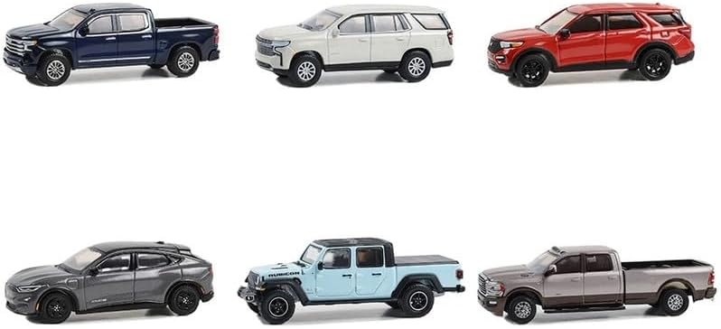 Greenlight 68040SET - Juego de 6 modelos de autos de serie 4 164 para sala de exposiciones