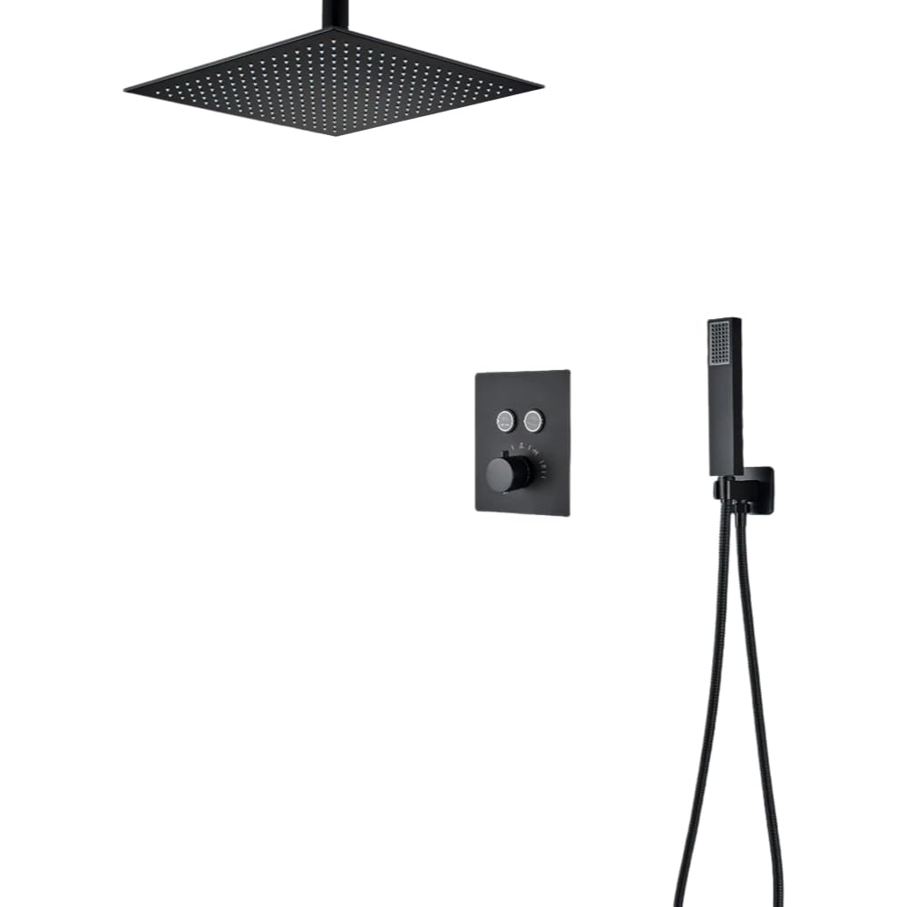 Ensemble de douche effet pluie et cascade pour créer un spa à la maison