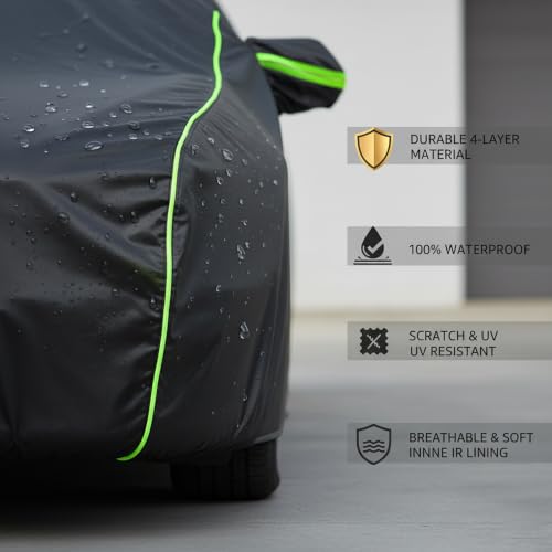 Housse de Voiture Imperméable pour Subaru Crosstrek XV Bâche Protectrice Haute Qualité - 8