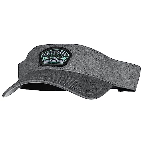Salt Life Sunlit Visor, Charcoal, OSFM