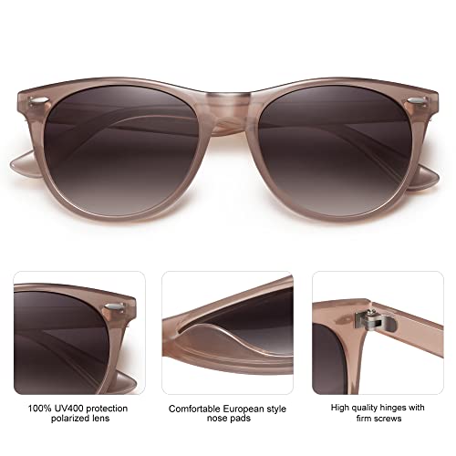 Image of SOJOS Classic Polarized Sunglasses for Women Men Small UV400 SJ2076
