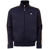 Hoher Kragen Kappa Herren HEKTOR Trainingsjacke, Total Eclipse, 2XL