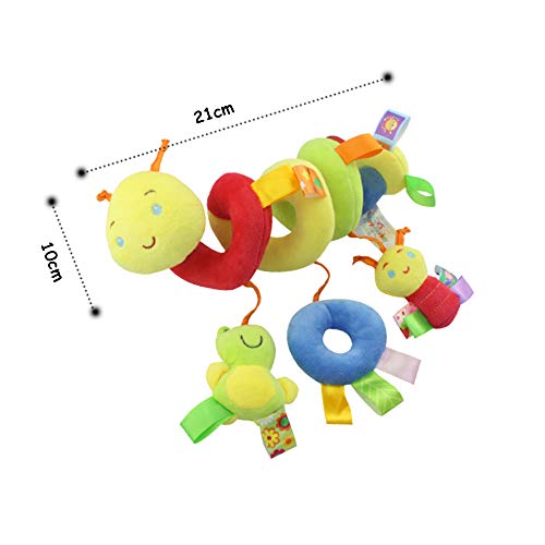Baby kinderwagen wieg speelgoed, Spiraal wieg Baby kinderwagens speelgoed, Spiraal activiteit opknoping pluche speelgoed… - Image 4