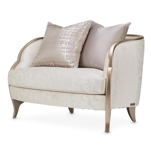 Sillón Curvo Jacquard Blanco Nube miniatura 6