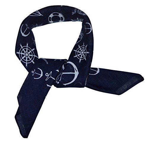 thb Richter Nickituch Maritim Anker Anchor Marine Multifunktionstuch Halstuch