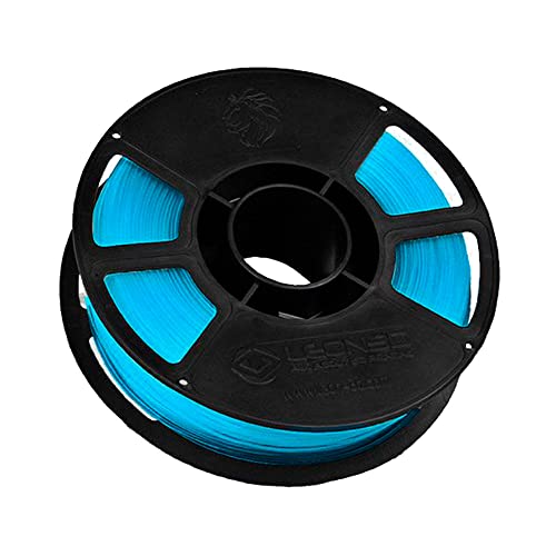 LEON3D | Filamento TPU mejorado para Impresora 3D | Flexiprint | Diámetro 1.75mm tolerancia dimensional +/-0.02mm · Bobina económica de 500g (Azul)