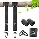 Grassman Tree Swing Hanging Kit 5/8FT, Tree Swing Straps with Hooks for Tree Branch, High-Strengthen