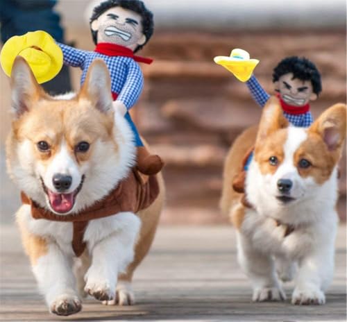 Disfraz de perro estilo vaquero Hotumn grande miniatura 6