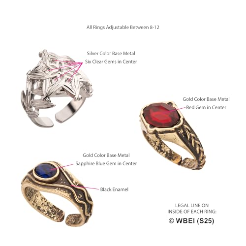 SalesOne The Lord of the Rings Three Elven Adjustable Ring Set3