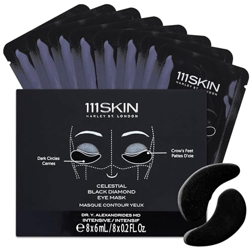 111SKIN Black Diamond Eye Mask, Hydrating Under Eye Patches...