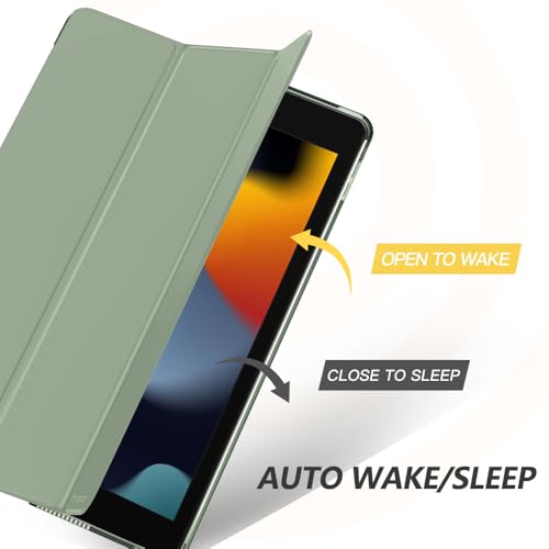 Image of Moko Smart Case for iPad 9th / 8th / 7th Generation Case 10.2 Inch,Sage Green