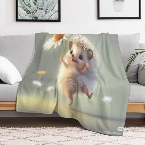 Couverture flanelle hérisson un cocon de tendresse et de douceur absolue pour votre lit