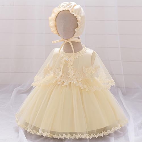 3M-2Y Girls Dresses Short Sleeve Princess Dress for Wedding Birthday 2025 Trendy Party Banquet Communion Gowns3