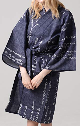 Image of Dita Tokyoin Traditional Made In Japan Cotton Yukata Robe (Japanese Pajama Kimono) Easy Wearing set2