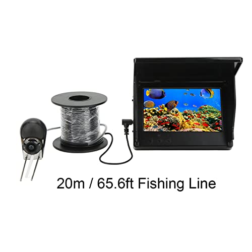 Câmera Fish Finder clara brilhante 8000 mAh bateria LCD HD Display IPS Full View câmera de pesca sub