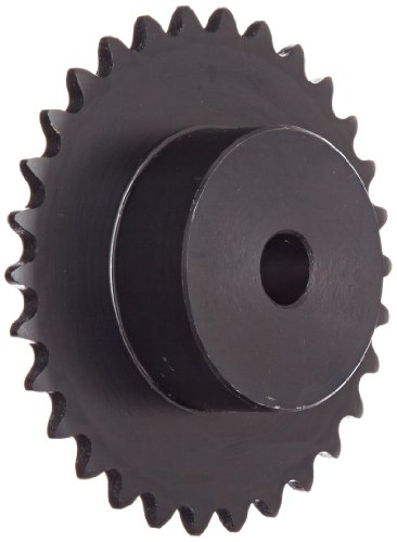 Browning 35B30 Minimum Bore Roller Chain Sprocket, Single Strand, Steel, 1/2