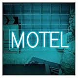 PTHEN Decoración Lámparas Luz De Neón Regulable Para Motel, Letrero Comercial, Para, Decoración Pared, USB(Re,40cmx14cm)