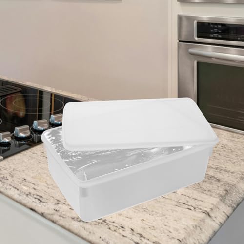 Bandeja para cubos de hielo grande con tapa 5L plástico miniatura 6