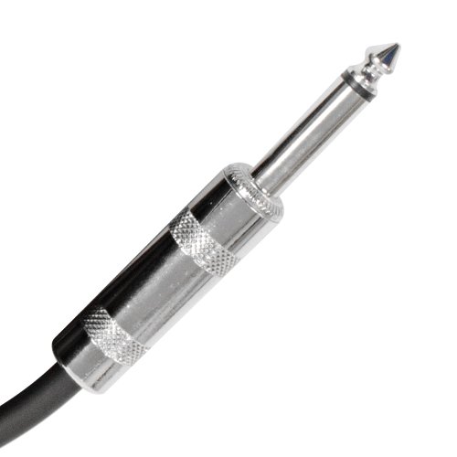 Seismic Audio SAGC20R-BLACK-2PACK Pair Of Black 20 Foot Right Angle To Straight Guitar Cables thumb #3