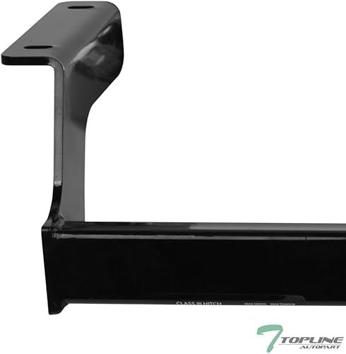 Miniatura 4 de Clase 3 III - Tubo receptor negro de 2 pulgadas, parachoques trasero, enganche de remolque compatible con Subaru Crosstrek 18-24