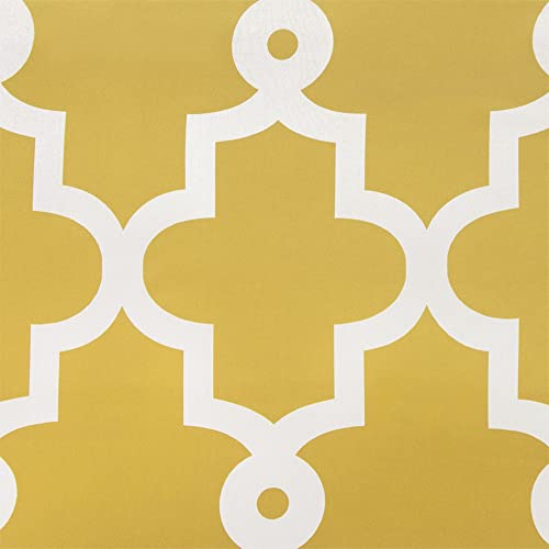 Exclusive Home Curtains Ironwork Woven Blackout Grommet Top Panel Pair, Sundress Yellow, 52x84, 2 Piece, W 52" x L 84" (2 Panels) - Image 2