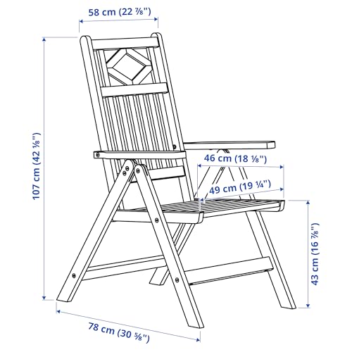 Fauteuil inclinable extérieur contre le mal de dos BONDHOLMEN - 8