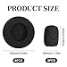 6 Packs Foam Ear Cushions Cover and 3 Pack Foam Mic Cover, 55MM Black Replacement Foams Ear Pud Earpads Sponge for Office Telephone Headsets, Two Way Radio Walkie Talkie