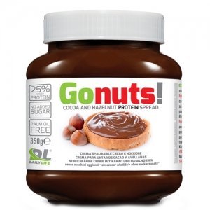 12x DAILY LIFE ANDERSON GONUTS 350g Anderson! Crema Proteica Spalmabile di Cacao e nocciole con il 25% di proteine, senza olio di palma e zuccheri aggiunti