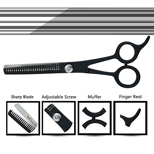 Effilierschere Focus World Uk Professionell, 16,5 cm, Schwarz