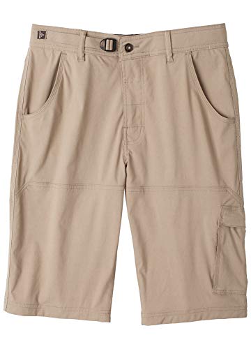 Prana Men's Standard Stretch Zion Short, Dark Khaki, 28W X 12L #TOP2