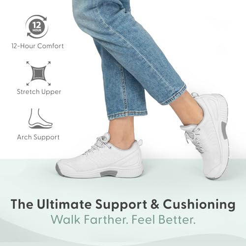 Image of Orthofeet Women's Orthopedic Stretch Knit Walking Sneaker