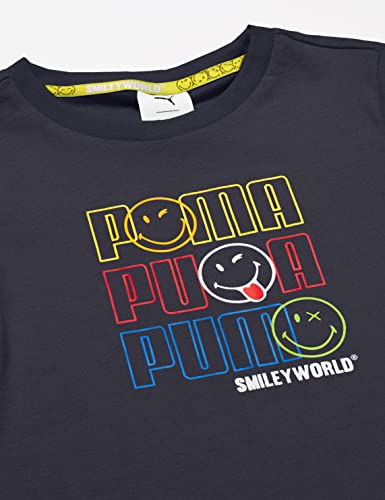 Image of Puma Unisex-Baby Letter Print Regular T-Shirt (84697043 Parisian Night 92)