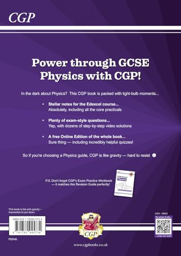 GCSE Physics Edexcel Revision Guide includes Online Edition, Videos & Quizzes: for the 2026 and 2027 exams (CGP Edexcel GCSE Physics)