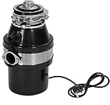 [] Recipiente de desechos: Para las RPM del 2600R / MIN, este triturador de desperdicios podría rápida y eficazmente rechinar los restos de comida diaria. No más se preocupan hedor de la basura o no-respetuoso del medio ambiente ..