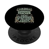 Schule Bildung Lehre - Legendäre Kindergartenlehrerin PopSockets mit austauschbarem PopGrip