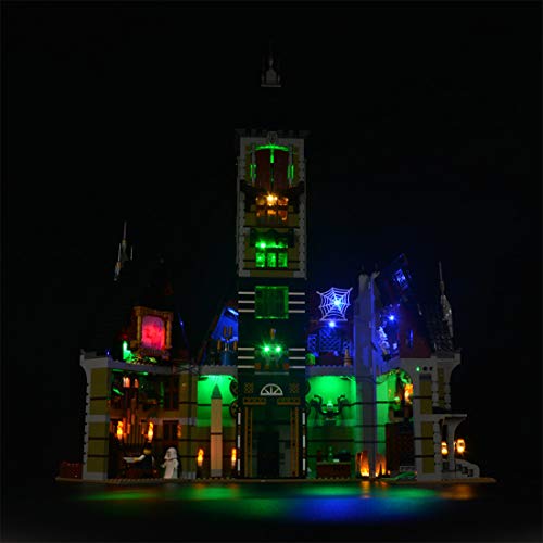 Sugeren LED Beleuchtungsset für LEGO Creator Haunted House, LED Licht Set Kompatibel mit LEGO 10273 Bausteine-Modell…