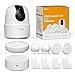 Imou Sistema di Allarme Casa 11 Pezzi, Sistema Antifurto Completo con Faretto/Sirena Allarme 100DB, 1 Telecamera Wifi Interno, 2 Telecomandi, 4 Sensori, 2 Sensori di Movimento, Compatibile con Alexa